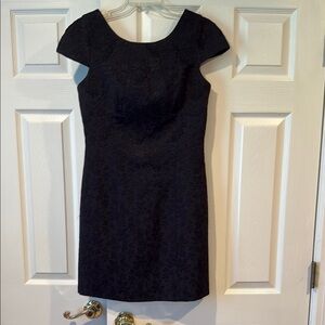 Elegant Black Cap Sleeve Dress